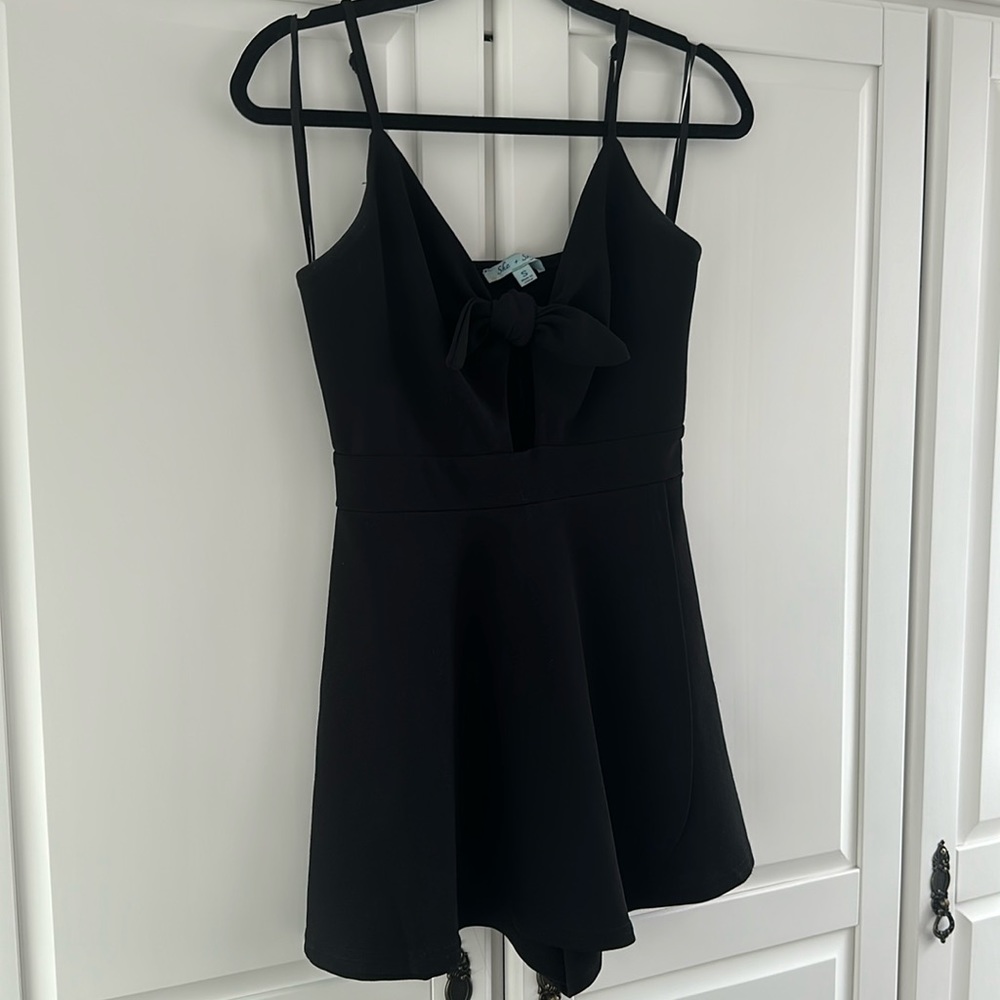 Black Mini Romper
